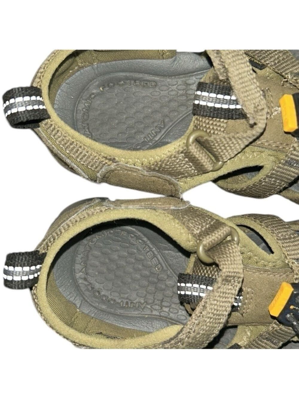 KEEN Seacamp II CNX Kids Green Closed Toe Washable Sandals Shoes Size 13 - Picture 9 of 10